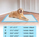 Super-Absorbent Waterproof Dog and Puppy Pet Training Pad, Housebreaking Pet Pad, 50-Count Small-Size, 17.1â€™â€™X23.6â€™â€™, Blue