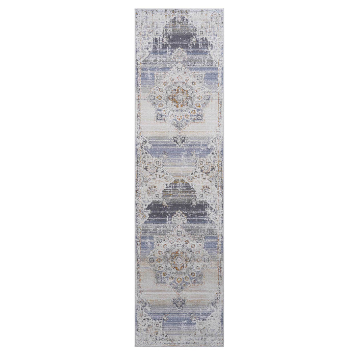 DTY Signature Collection 2X8 Cream/Gold /Medallion Non-Shedding Living Room Bedroom Dining Home Office Stylish and Stain Resistant Area Rug - DTYStore