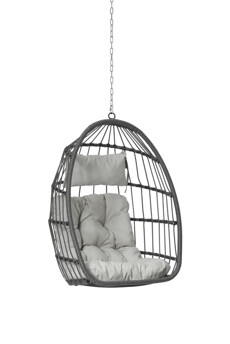 Outdoor Garden Rattan Egg Swing Chair Hanging Chair Wood - DTYStore