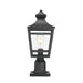 Large Outdoor Post Lights Lamp Post Light Fixture, 18.1inch Waterproof Aluminum Post Lamp with Clear Glass, Fence Post Deck Lighting for Garden, Patio, Pathway (2 pack) - DTYStore