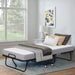 Folding Bed with Mattress 75" x 38" Rollaway Guest Bed Portable Foldable Bed for Adults with 5" Memory Foam Mattress Space-Saving Sturdy Metal Frame Grid Style - DTYStore