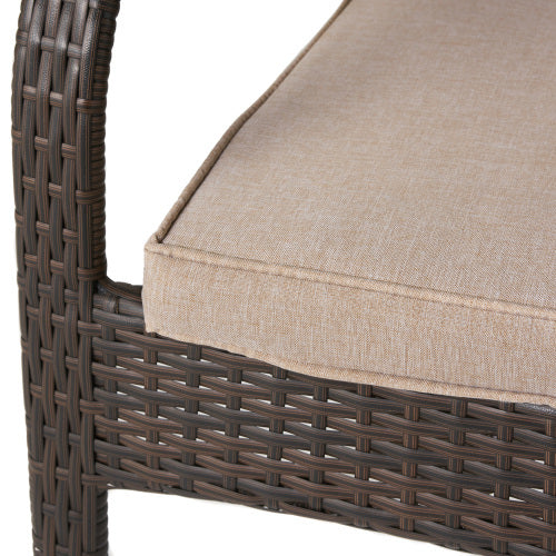 Outdoor Wicker Chairs, 56225.00CHRBRN KD, 4pcs - DTYStore