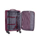 3-Piece Set Softshell Suitcase Spinner Wheels Terylene Polyester Luggage Sets Carry On