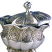 8" Tall Polyresin Decorative Jewelry Box, Silver Royal design