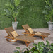 BANZAI CHAISE LOUNGE WITH PULL-OUT TRAY [SET OF 2 PCS] - DTYStore