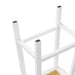 48inch Large Kitchen Island with 2 Bar Stools, Power Outlet, Door Internal Storage Rack, Kitchen Storage Cart on 5 Wheels with Drop Leaf, 5 Open Side Racks, 2 Drawers,for Kitchen,Dining Room,White - DTYStore