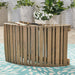 LAHAINA WOOD FOLDABLE CHAISE LOUNGE - GREY - DTYStore