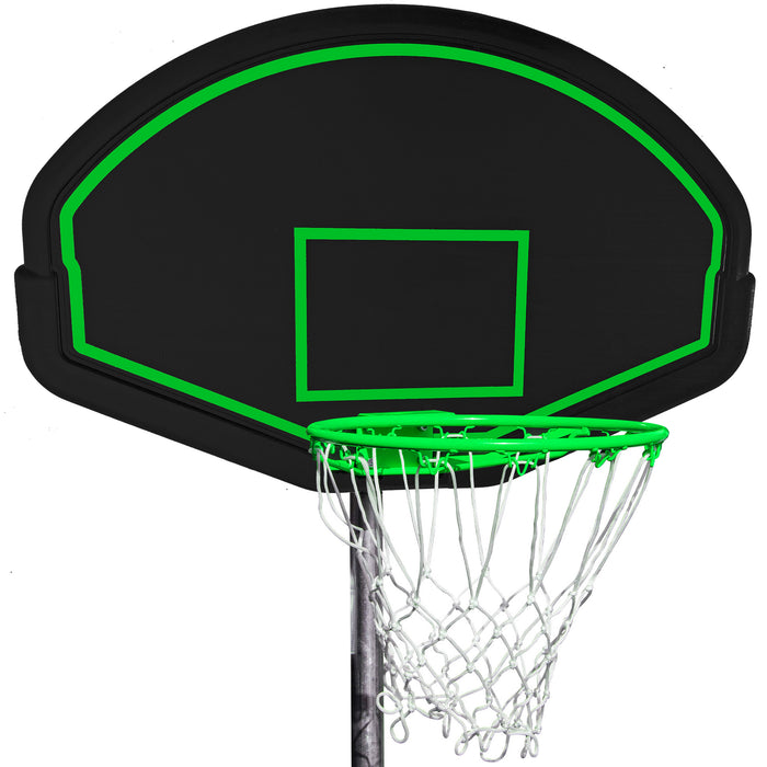 16FT Trampoline for Adults & Kids with Basketball Hoop, Outdoor Trampolines w/Ladder and Safety Enclosure Net for Kids and Adults - DTYStore