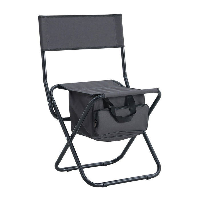 2-piece Folding Outdoor Chair with Storage Bag, Portable Chair for Indoor and Outdoor Use