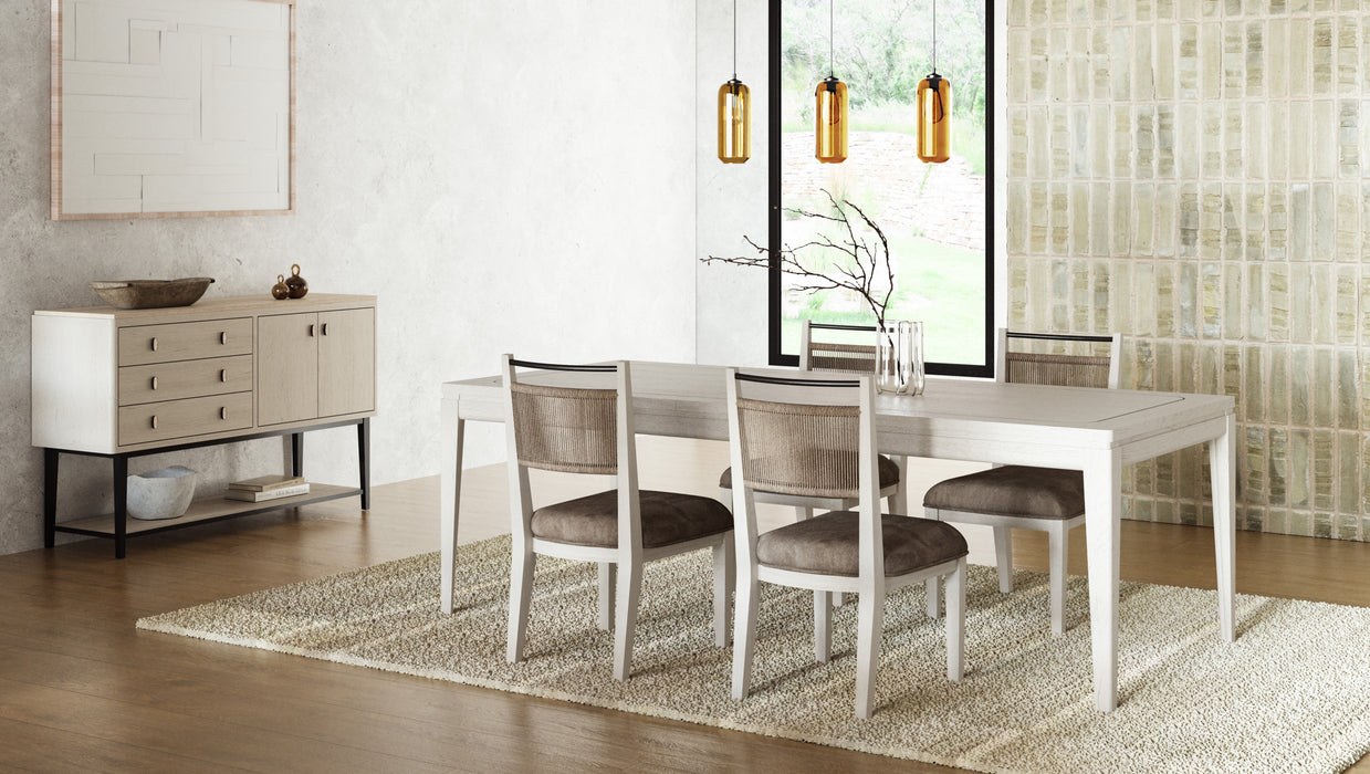 Rope Back Chair - Vanilla / Carmel - DTYStore