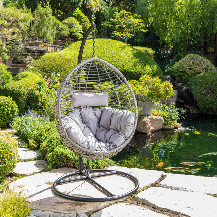 HANGING BASKET- GREY- NO STAND BASKET ONLY - DTYStore