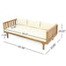 CLAREMONT 3 SEATER DAYBED (BEIGE) - DTYStore