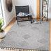 DTY Signature Collection 5X7 White/Grey /Trellis Indoor/Outdoor Area Rug - DTYStore