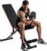 Adjustable Weight Bench 795LB Capacity Foldable Workout Bench Press for Home Gym, Full Body Exercise and Strength Training, Lifting Sit-up Incline Decline Flat Utility Bench - DTYStore