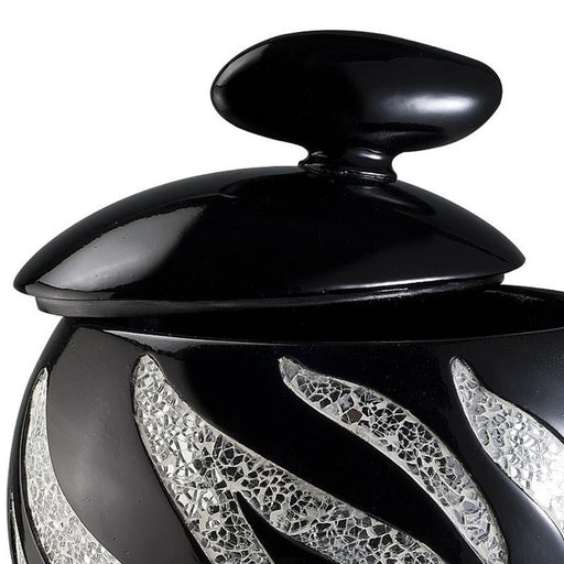 11.5" Tall Polyresin Decorative Jewelry Box, Zebra Design - DTYStore