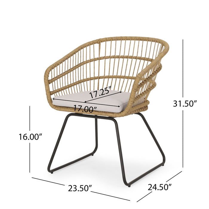 TERRY CHAIR,2PCS with 2 Cushions - DTYStore