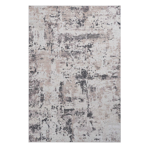 DTY Signature Collection 8X10 Cream/Brown /Abstract Non-Shedding Living Room Bedroom Dining Home Office Stylish and Stain Resistant Area Rug - DTYStore