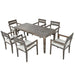 U_Style Acacia Wood Outdoor Dining Table And Chairs Suitable For Patio, Balcony Or Backyard - DTYStore