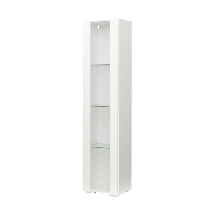 Side Cabinet With Aluminum Strip Lamp,