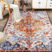 Area Rug 5x7 Vintage Bohemia Large Persian Non-slip Washable Rug For Living Room Kitchen Bedroom Living Room Flower Design Amber - DTYStore