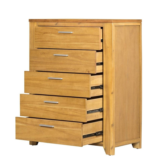 35.4x17.3x44" 5-Drawer Dresser