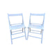 FOLDING CHAIR-2/S, FOLDABLE STYLE -WHITE - DTYStore