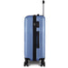 3 Piece Lightweight Luggage Set with TSA Lock, Durable Spinner Wheels and Hooks, Cross Striped