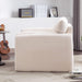 Modern Style Chenille Oversized Armchair Accent Chair Single Sofa Lounge Chair 38.6'' W for Living Room, Bedroom,Cream