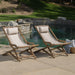 NIKKI BEACH SLING CHAIR - BEIGE(set of 2) - DTYStore