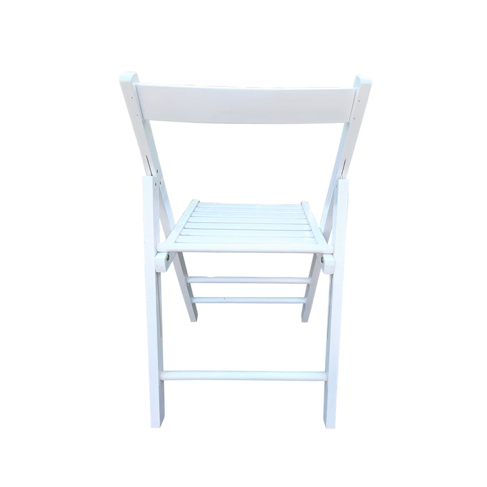 FOLDING CHAIR-2/S, FOLDABLE STYLE -WHITE - DTYStore