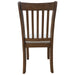 Dining Room Furniture, Dining Chair with LIGHT BROWN Finish Set of 2 Seating Chairs Cushion Seats Wooden Back Kitchen Breakfast Chairs - DTYStore