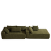 Modern Chenille Upholstered Sectional Sofa Couch Set,Modular 108" L Shaped Sectional Living Room Sofa Set With 6 Pillows,Free Combination Sofa Couch for Living Room,Bedroom(Right Chaise) - DTYStore