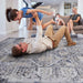 DTY Signature Collection 5X7 Grey/Blue /Traditional Non-Shedding Living Room Bedroom Dining Home Office Stylish and Stain Resistant Area Rug - DTYStore
