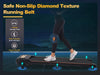 Wood Grain Decoration Walking Pad Under Desk Treadmill for Home Office -2.5HP Walking Treadmill With Incline 0.5-4MPH 300LBS Capacity Treadmill for Walking Running - Remote Control - DTYStore