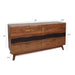 59x16.5x31" Sierra Six Drawer Sideboard, Wood Credenza/Cabinets/Chests/Nightstands