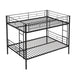 Full Over Full Metal Bunk Bed , No Box Spring Needed, Easy Assemble - DTYStore