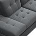 Orisfur. Sectional Sofa with Reversible Chaise Lounge, L-Shaped Couch with Storage Ottoman and Cup Holders