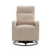 JiaDa Upholstered Swivel Glider.Rocking Chair for Nursery in Beige.Modern Style One Left Bag