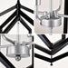 12-Light Farmhouse Kitchen Chandeliers, Matte Black and Sliver Vintage Rustic Cage Light Fixture Adjustable Height Chandeliers for Dining Room Hallway Foyer Entryway(E12 Bulbs Not Included) - DTYStore