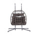 2 Person Outdoor Rattan Hanging Chair Patio Wicker Egg Chair - DTYStore