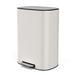 13 Gallon 50L Kitchen Foot Pedal Operated Soft Close Trash Can - Stainless Steel Ellipse Bin