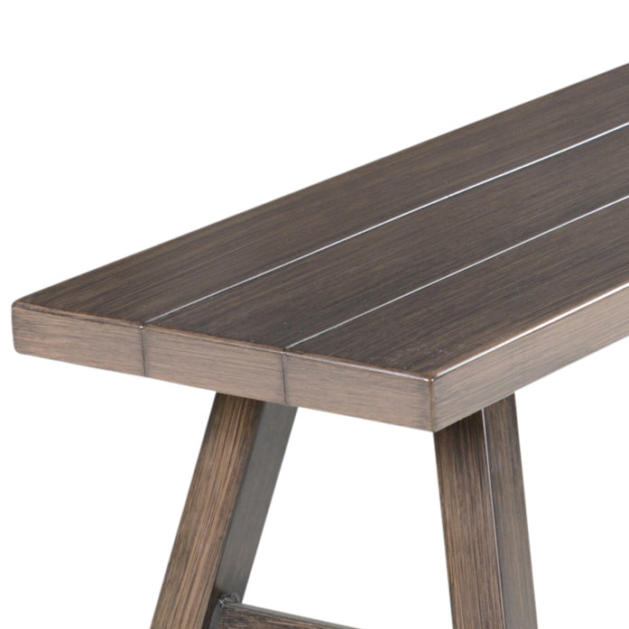 Marina - Patio Backless Bench - Brown - DTYStore