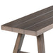 Marina - Patio Backless Bench - Brown - DTYStore