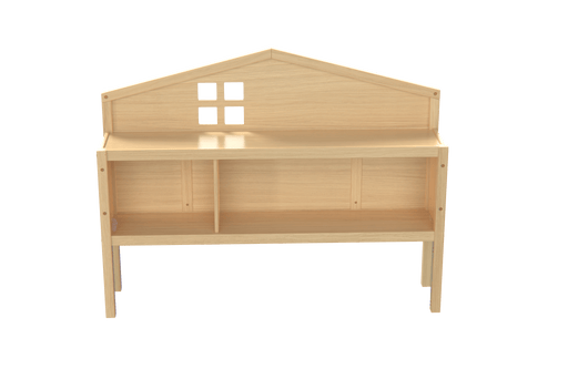 Headboard Storage Cabinet for Full-size Montessori Floor Bed Natural,Freely collocation - DTYStore