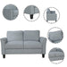 Living Room Furniture Loveseat Sofa and 3-seat sofa (Gray)