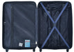 3 Piece Luggage Sets ABS Lightweight Suitcase with Two Hooks, Spinner Wheels, TSA Lock