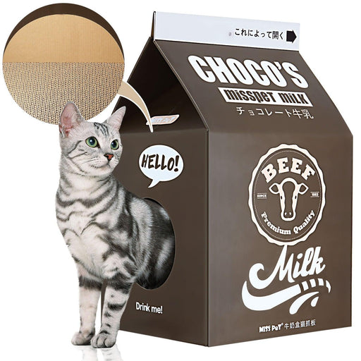 Cat Condo Scratcher Post Cardboard - DTYStore