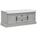 Storage Bench with 2 Drawers and 2 Cabinets, Shoe Bench with Removable Cushion for Living Room, Entryway