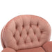 Accent chair TV Chair Living room Chair Pink sofa with Ottoman - DTYStore
