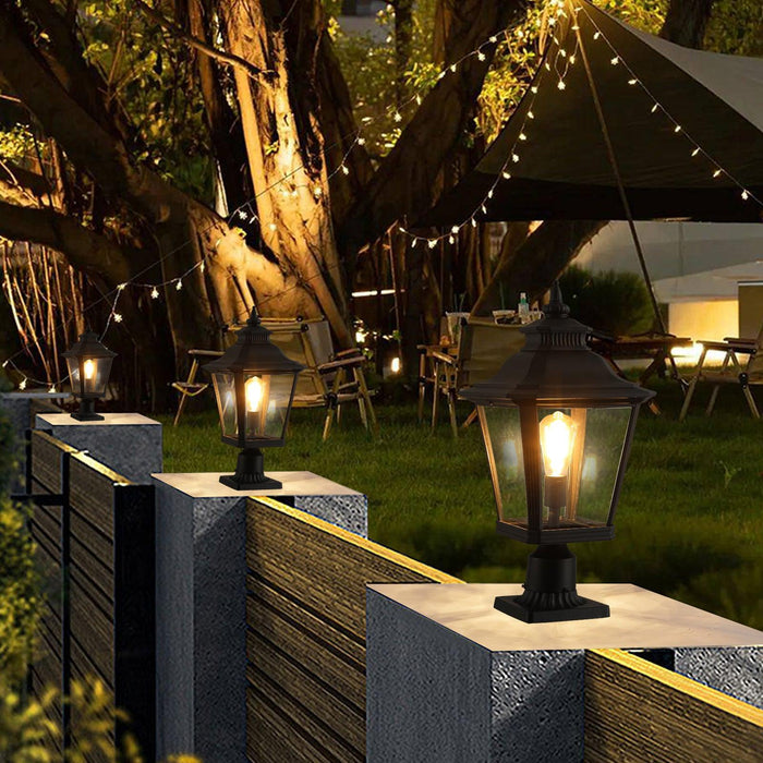 Outdoor Glass Column Headlights 1pack - DTYStore
